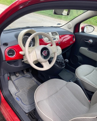 Fiat 500 cena 14950 przebieg: 99400, rok produkcji 2010 z Bieruń małe 22